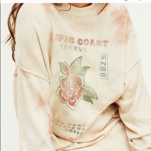 ***ISO-ISO-*** Free People Cosmos Graphic Pullover